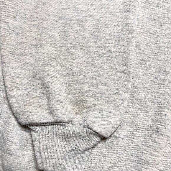 Vintage 90s Jerzees Scotland Embroidered Sweatshirt Gray Bagpipe Men's XXL Euro - Picture 7 of 10